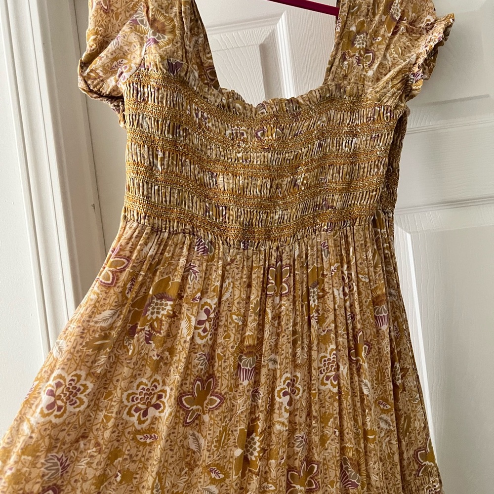 Free People Yellow Floral Maxi Dress - Picture 5 of 6